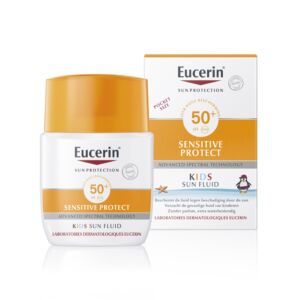 Eucerin Sun Sensitive Protect Kids Enfants Fluide IP50+ Pocket 50ml