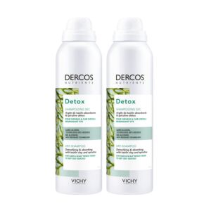 Vichy Dercos Nutrients Detox Shampooing Sec Cheveux & Cuir Chevelu Regraissant Vite Spray PACK DUO 2x150ml