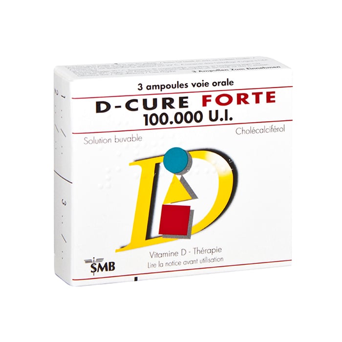 Image of D-Cure Forte 100.000 I.E. 3 Ampoules 