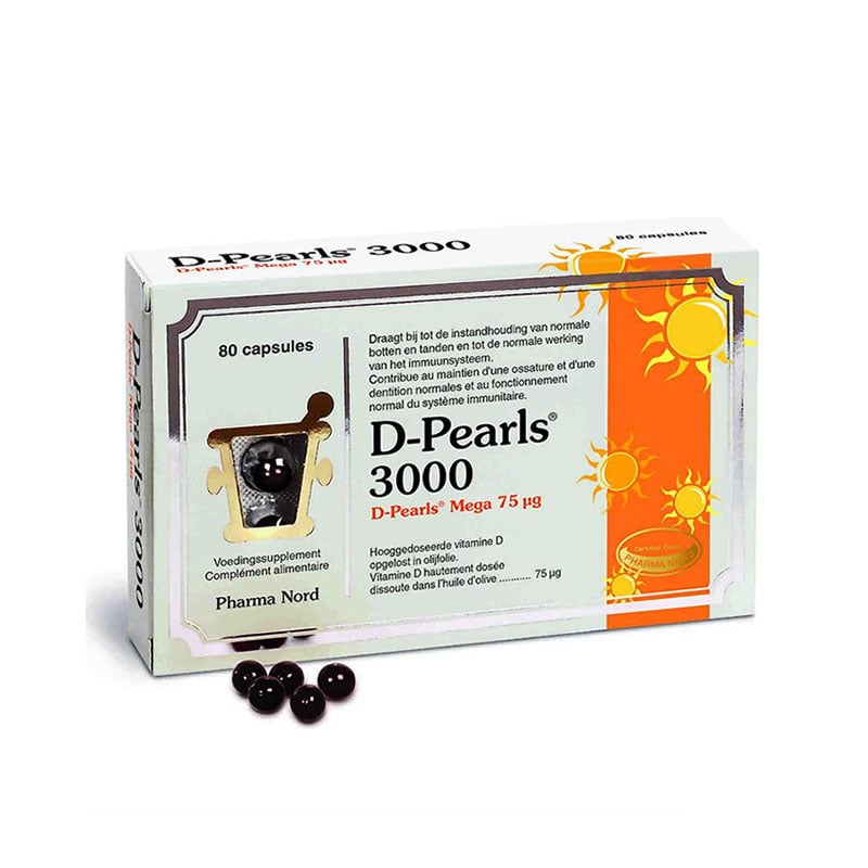 Image of Pharma Nord D-Pearls 3000 80 Capsules 