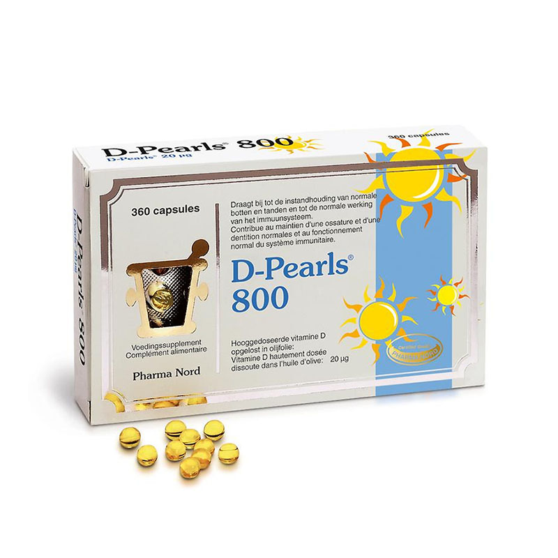 Image of Pharma Nord D-pearls 800 360 Capsules