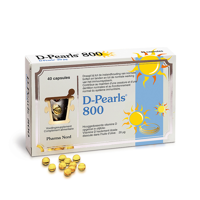 Image of Pharma Nord D-Pearls 800 40 Capsules