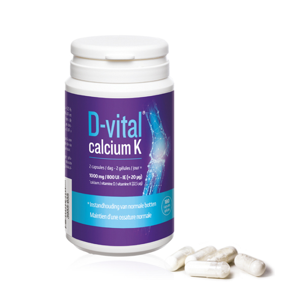 Image of D-Vital Calcium K 180 Capsules 