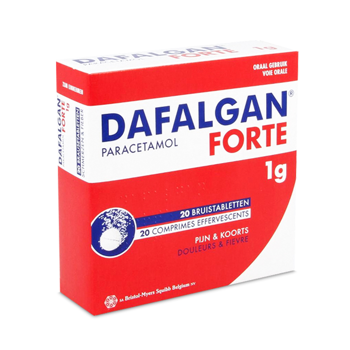 Image of Dafalgan Forte 1g 20 Bruistabletten 