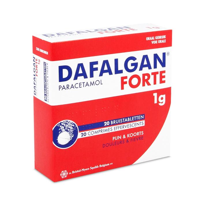 Image of Dafalgan Forte 1g 20 Bruistabletten