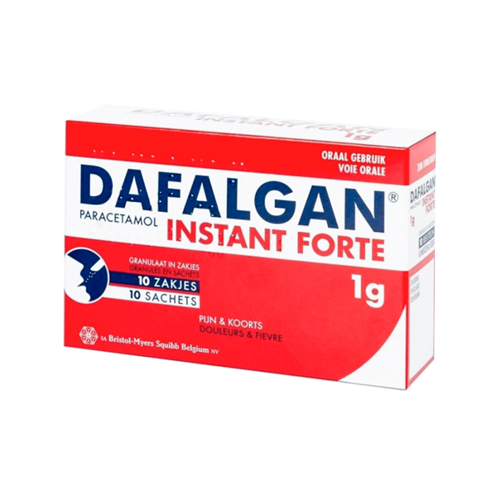 Image of Dafalgan Instant Forte 1g 10 Zakjes