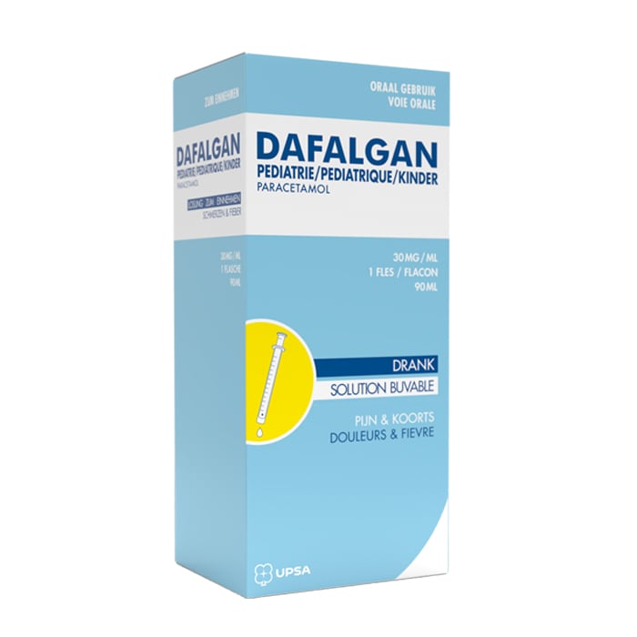 Image of Dafalgan Pediatrie Siroop 30mg/ml 90ml 