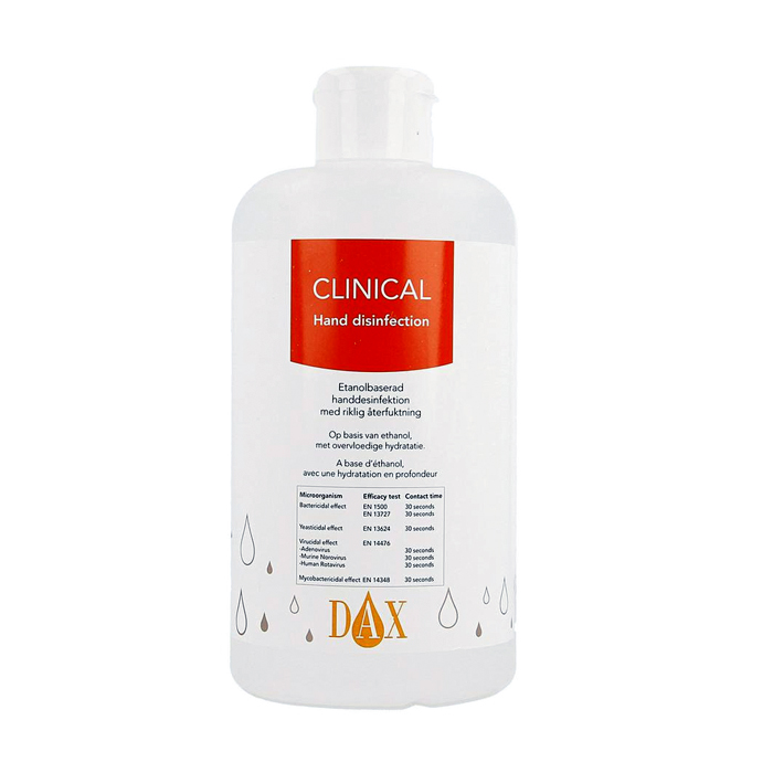 Image of Dax Clinical Handontsmetting Knijpfles 500ml 