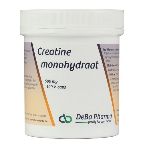 Image of Deba Pharma Creatine Monohydraat 500mg 100 V-Capsules 