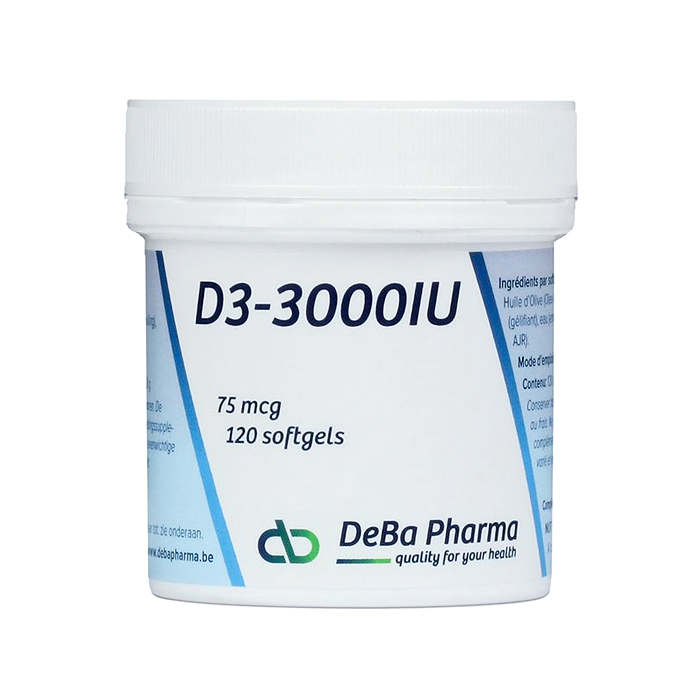 Image of Deba Pharma D3 3000IU 120 Softgels