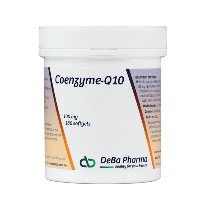 Image of Deba Pharma Coenzyme Q10 100mg 180 Softgels 