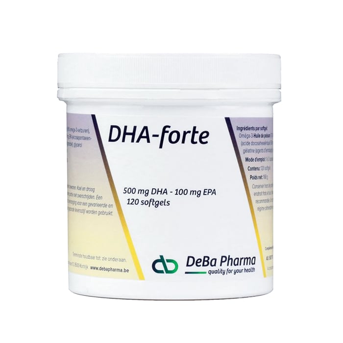 Image of Deba Pharma DHA-Forte 500mg 120 Softgels