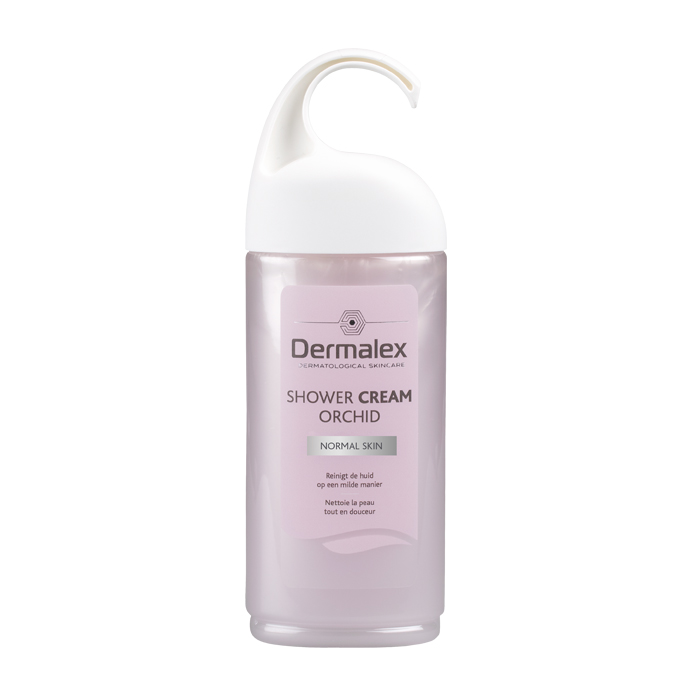 Image of Dermalex Milde Douchecrème Orchidee - Normale Huid 250ml