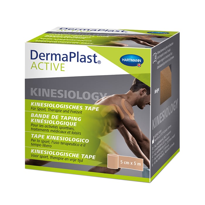 Image of Dermaplast Active Kinesio Tape Beige 5cmx5m 1 Rol 