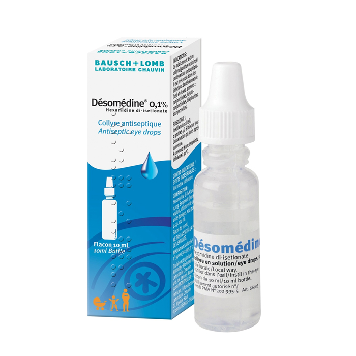 Image of Desomedine 0,1% Antiseptische Oogdruppels 10ml 