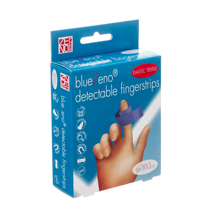Image of BlueZeno Detectable Fingerstrips 18x3cm 20 Stuks 