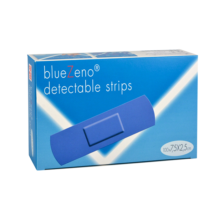 Image of BlueZeno Detectable Strips 7,5x2,5cm 100 Stuks 