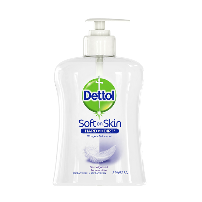Image of Dettol Soft On Skin Antibacteriële Wasgel Gevoelige Huid 250ml 