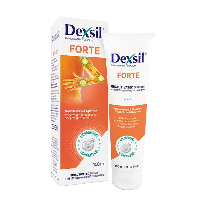 Image of Dexsil Forte Gel - gewrichten, spieren, kraakbeen - silicium &amp; MSM - 100ml 