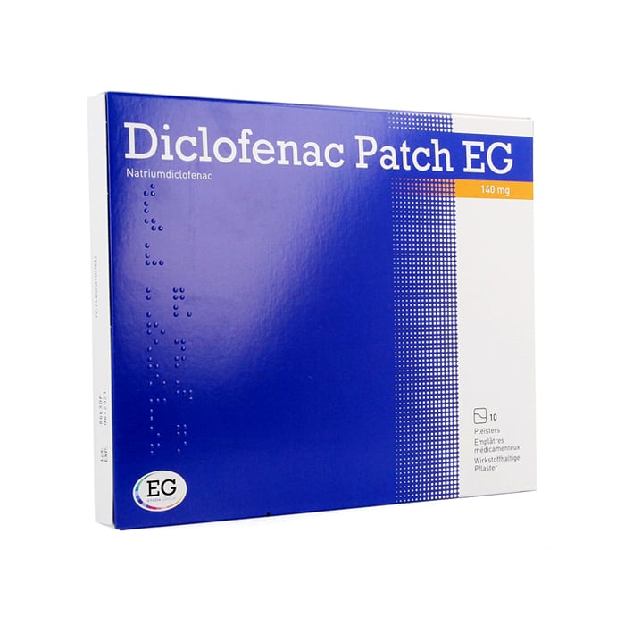Image of Diclofenac Patch EG 140mg 10 Pleisters 