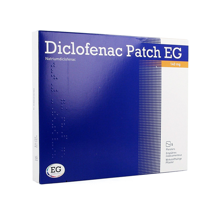 Image of Diclofenac Patch EG 140mg Pleisters 5 Stuks 