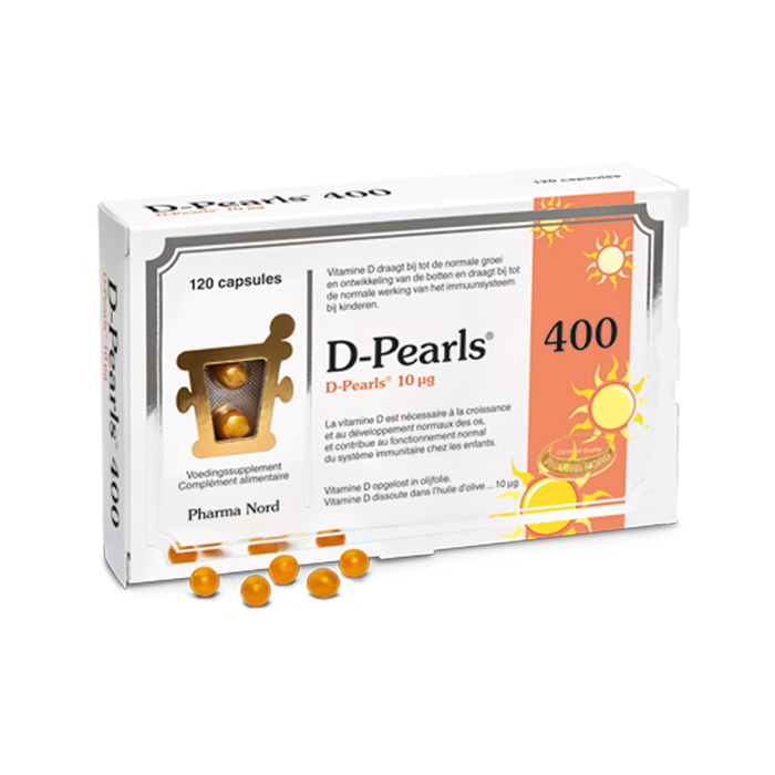 Image of D-Pearls 400 120 Capsules 