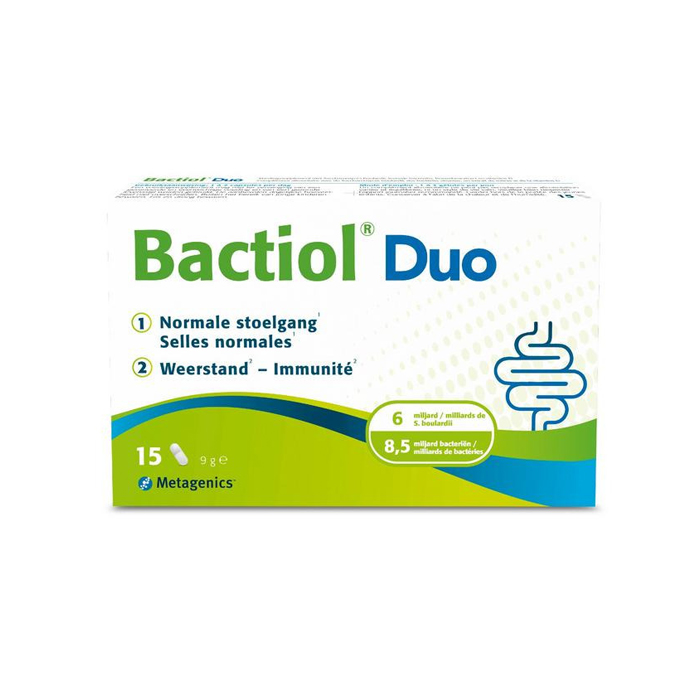 Image of Bactiol Duo Normale Stoelgang/ Weerstand 15 Capsules (Vroeger Probactiol Duo) 