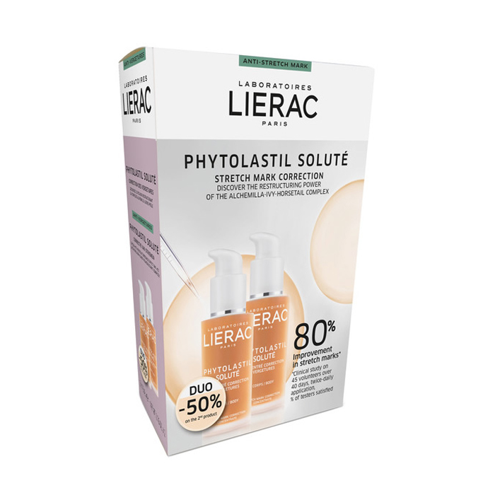 Image of Lierac Phytolastil Soluté Serum Tegen Striemen 2x75ml Promo 2de -50% 