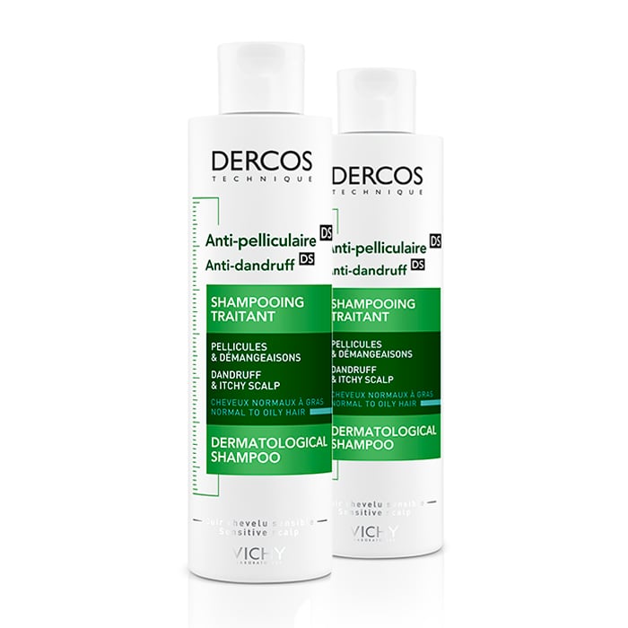 Image of Vichy Dercos Anti-Roos DS Shampoo Normaal/Vet Haar Duo Promo 2e -50% 2x200ml 