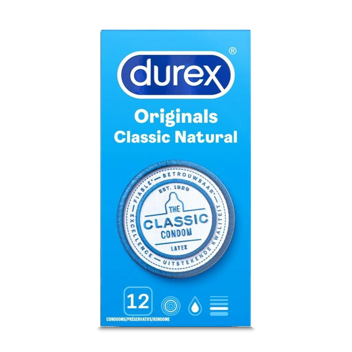 Image of Durex Originals Classic Natural Condooms 12 Stuks 