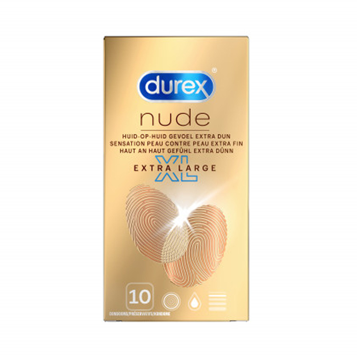 Image of Durex Nude XL Condooms 10 Stuks 
