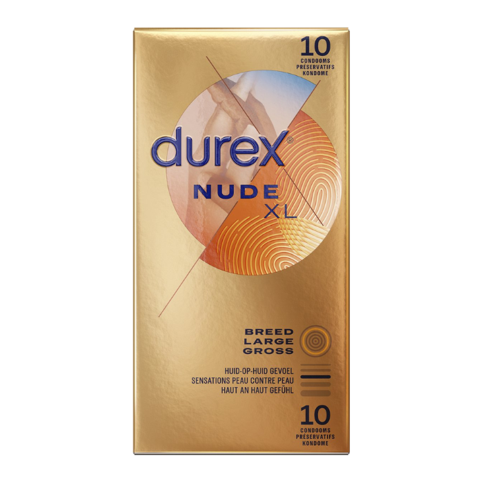 Image of Durex Nude XL Condooms - 10 Stuks 