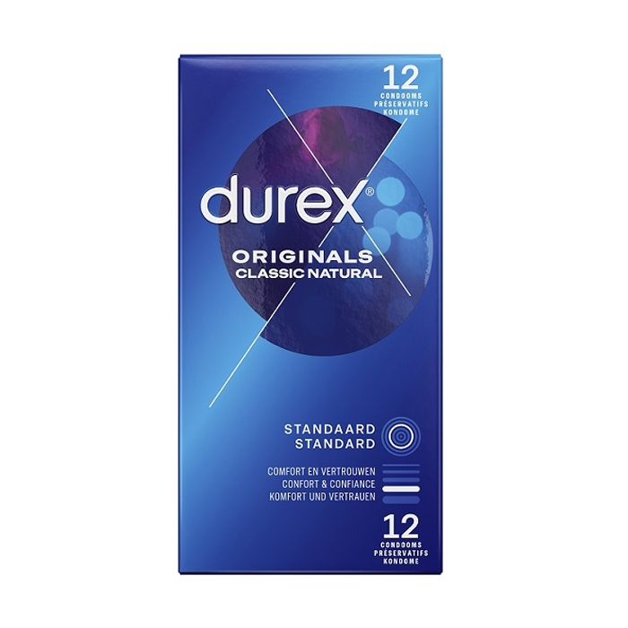 Image of Durex Originals Classic Natural Condooms - 12 Stuks 