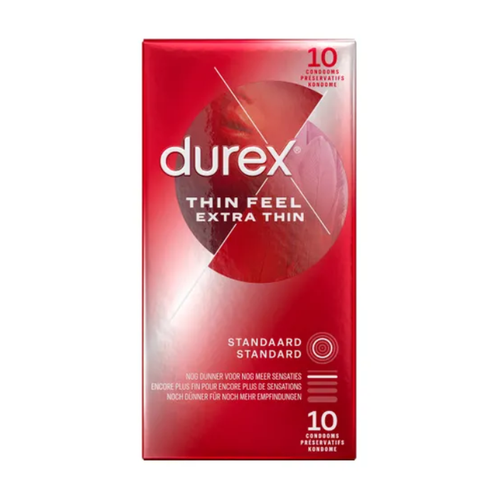 Image of Durex Thin Feel Extra Thin Condooms - 10 Stuks 