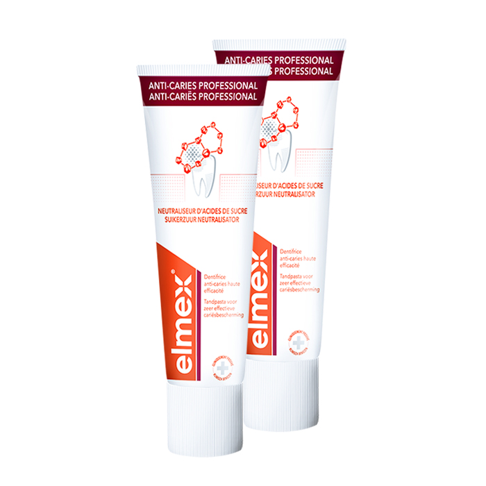 Image of Elmex Anti-Cariës Professional Tandpasta 2x75ml 
