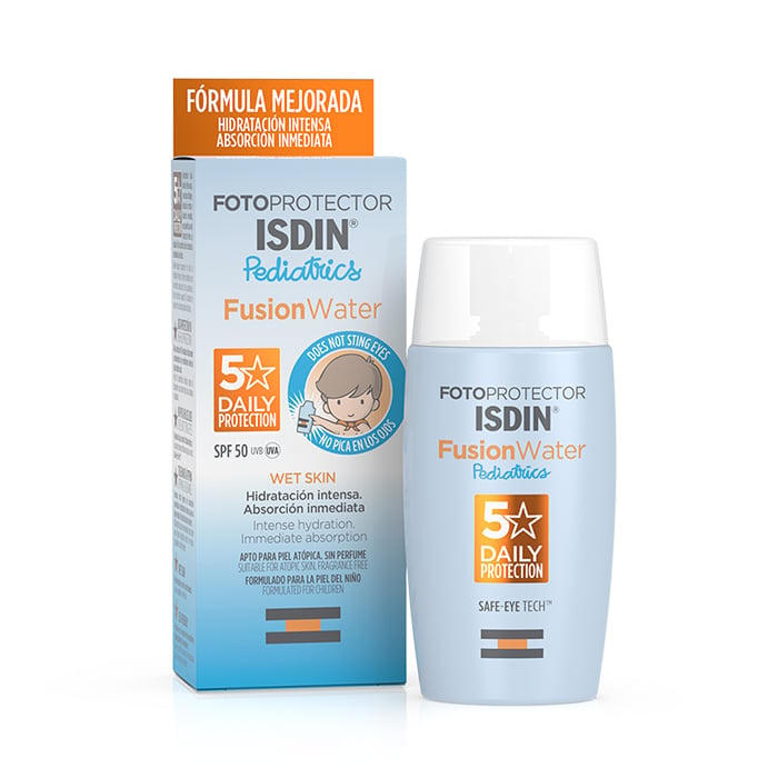 Image of Isdin Fotoprotector Pediatrics Wet Skin 5 Star Fusion Water SPF50 50ml