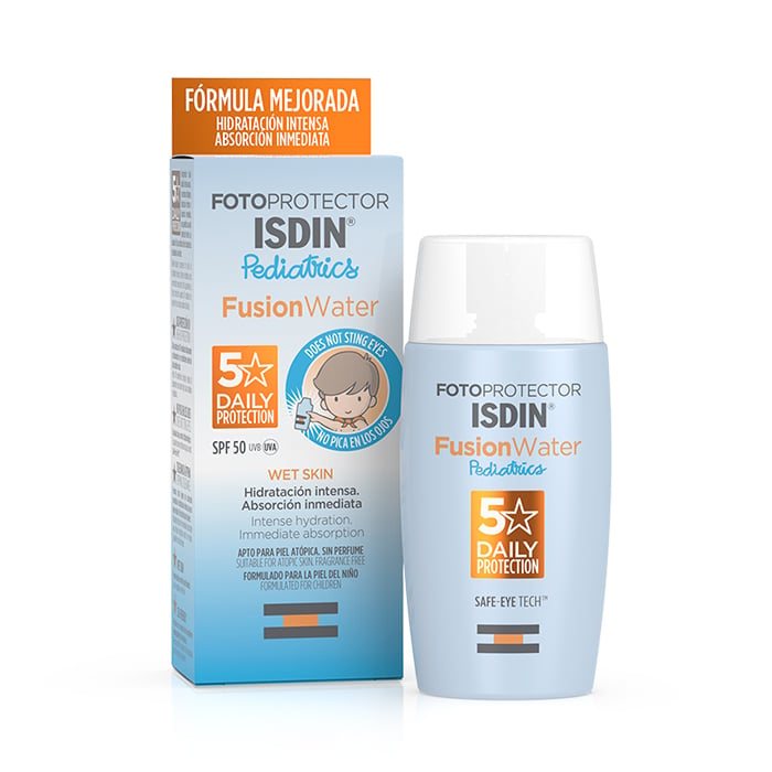 Image of Isdin Fotoprotector Pediatrics Wet Skin 5 Star Fusion Water SPF50 50ml 