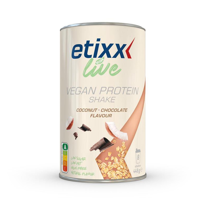 Image of Etixx Live Vegan Protein Shake Poeder - Kokosnoot/Chocolade - 448g