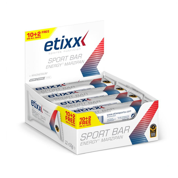 Image of Etixx Energy Sport Bar - Marzipan - 12x50g