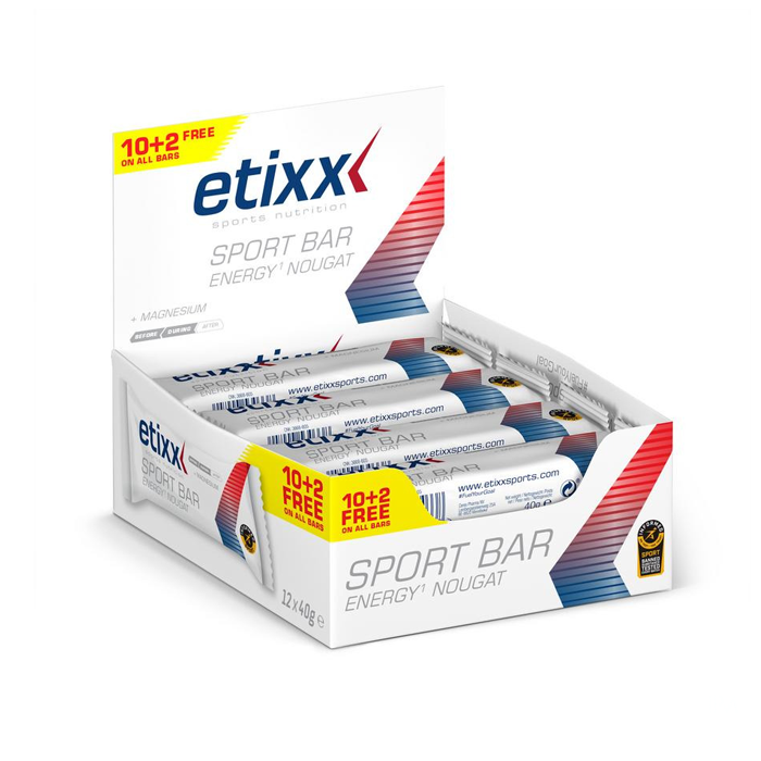 Image of Etixx Energy Sport Bar Nougat - 12x40g