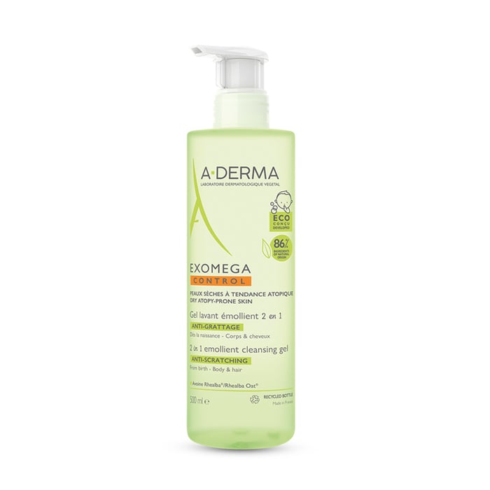 Image of A-Derma Exomega Control Reinigingsgel 2in1 500ml