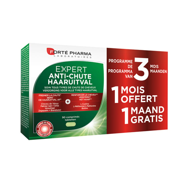 Image of Forté Pharma Expert Haaruitval 3x30 Tabletten PROMO 2+1 Maand Gratis 