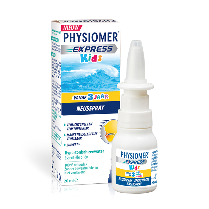 Image of Physiomer Express Kids Pocket Verstopte Neus Neusspray 20ml