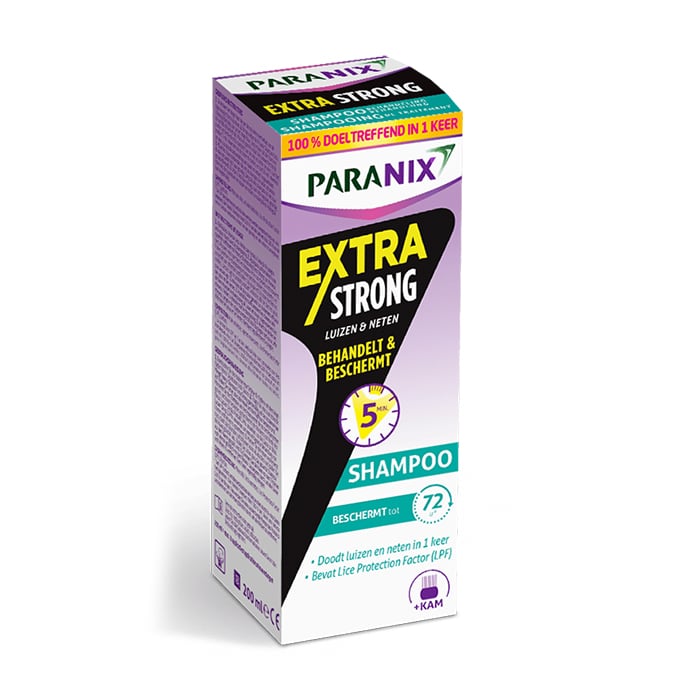 Image of Paranix Extra Strong Behandelingsshampoo 200ml + Kam 