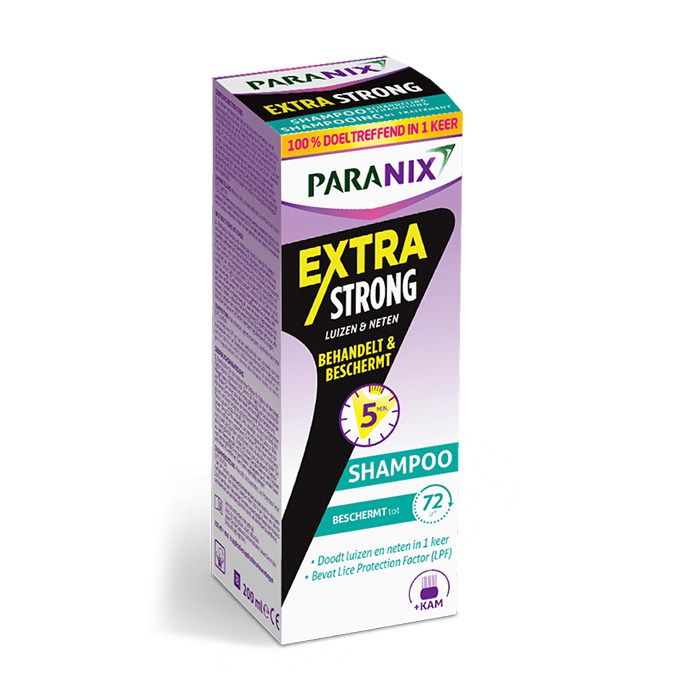 Image of Paranix Extra Strong Behandelingsshampoo 200ml + Kam