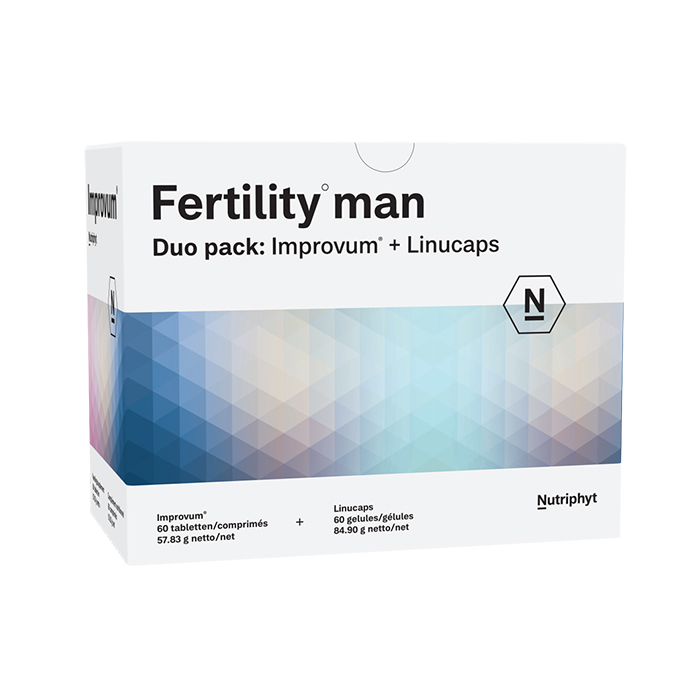 Image of Fertility Man Improvum 60 Tabletten + Linucaps 60 Softgels 