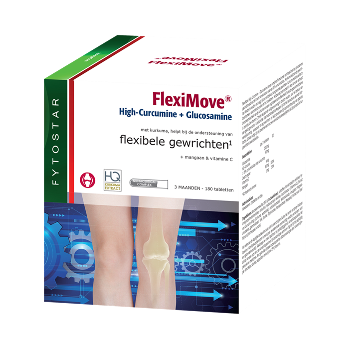 Image of Fytostar FlexiMove MAXI Curcumine + Glucosamine 180 Tabletten 
