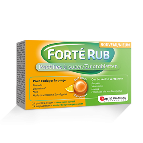 Image of Forté Pharma Forté Rub Citroen 24 Keeltabletten 
