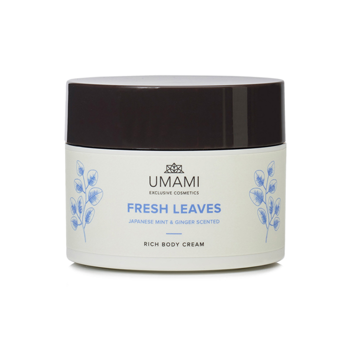 Image of Umami Fresh Leaves Rijke Body Cream Japanse Munt &amp; Gember 250ml 