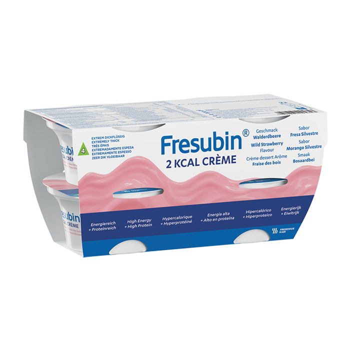 Image of Fresubin 2KCAL Crème - Aardbei - 4x125g 